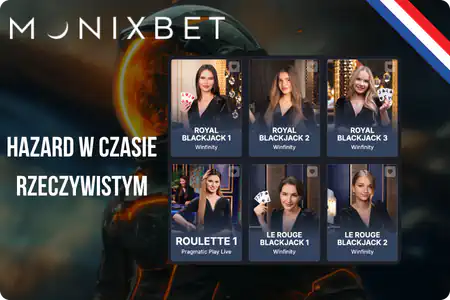 Hazard w czasie rzeczywistym Monixbet NL