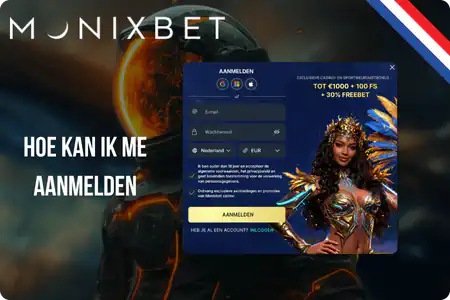 Hoe kan ik me aanmelden Monixbet