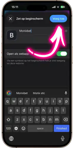 Monixbet Bevestiging