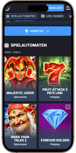 Monixbet Spielautomaten