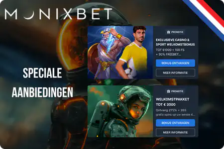 Speciale aanbiedingen Monixbet