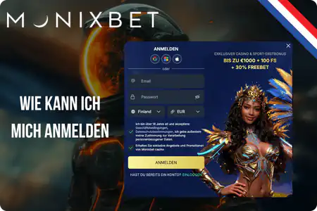 Wie kann ich mich anmelden Monixbet