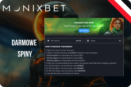 Monixbet czwartkowa promocja